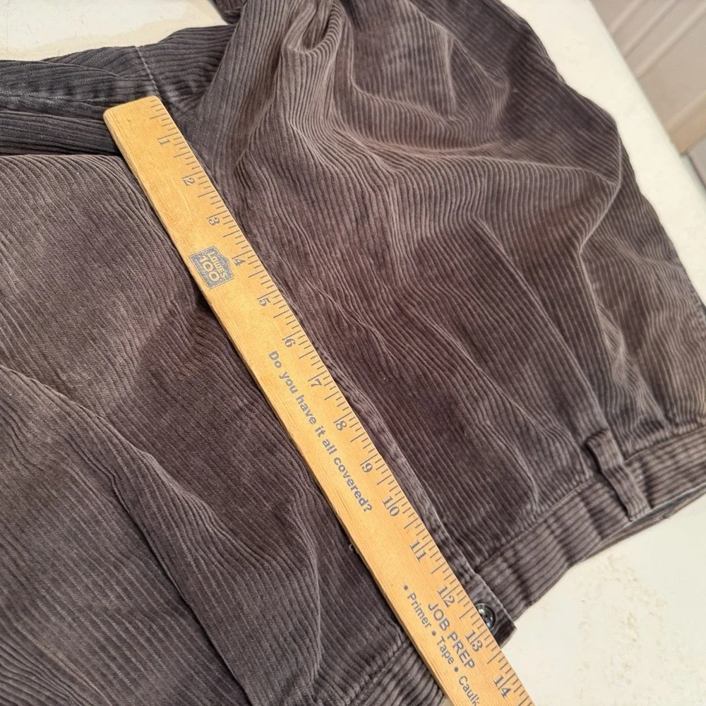 Croft & Barrow‎ Corduroy Pants Classic Fit Brown Casual Trousers 38x25